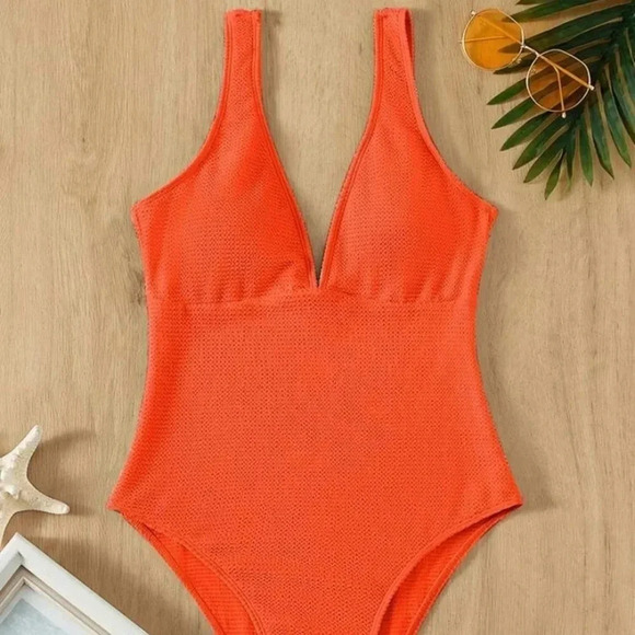 Orange One Piece swimsuit🍊 - Picture 1 of 6